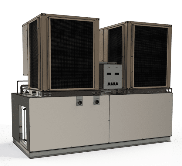15 ton Dual Circuit Rack-Style Air-Cooled Chiller